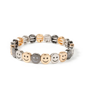 JOLDHAF Devil Eye Flower Charm Bracelet Gold Color 58mm