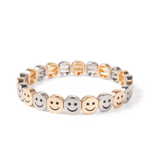 JOLDHAF Devil Eye Flower Charm Bracelet Gold Color 58mm
