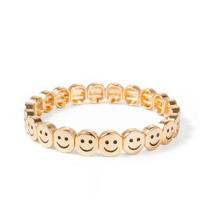 JOLDHAF Devil Eye Flower Charm Bracelet Gold Color 58mm